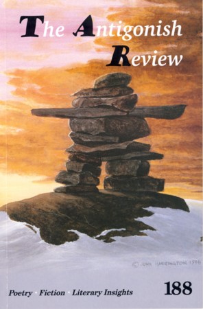 Cover art for issue 188 of The Antigonish Review